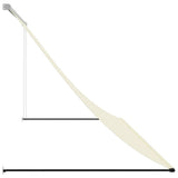 Retractable Awning Cream 300x150 cm Fabric and Steel 368761