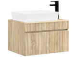 Bathroom Furniture Set Sonoma Oak Engineered Wood 3404302