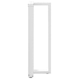 Bar Table Legs T-Shaped 2 pcs White 40x35x cm Steel 4013097
