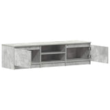 TV Cabinet Concrete Grey 140x40x35.5 cm Engineered Wood 800652
