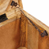 Storage Box with Storage 70 x 35 x 40 cm Solid mango wood 4104571
