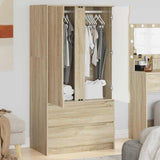 Bathroom Cabinet Sonoma Oak 79.5 x 49 x 156 cm Engineered Wood 3406247