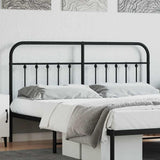 Metal Replace Headboard Black 160 cm 352613