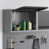 Tool Cabinet with Storage Black and Grey 50 x 25 x 35 cm 4103477
