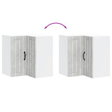 Kitchen Wall Corner Cabinet Lucca Concrete Grey Engineered Wood 853861