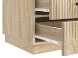 Bedside Cabinet Sonoma Oak 43 x 41 x 63.5 cm Engineered Wood 895247