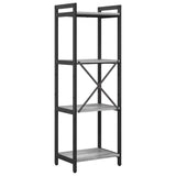 Bookshelf Grey sonoma 40 x 30 x 119 cm Engineered Wood 868362
