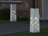 Solar LED Pathway Light 2 pcs Warm White 18 x 18 x 80 cm 879759