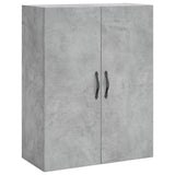 Highboard Concrete Grey 69.5x34x180 cm Engineered Wood 3198085