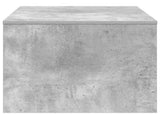 Coffee Table Concrete Grey 80 x 50 x 40 cm Engineered Wood 8000279