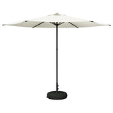 Garden Parasol with Base 300 x 300 cm Polyester Rectangular 42036231