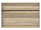 Magazine Rack 2 pcs Sonoma Oak 80 x 12 x 70 cm Engineered Wood 890843