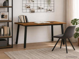 120 x 80 x 75 cm Solid Acacia Wood Natural and Black 937518