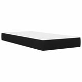 Bed Frame with Mattress with Headboard Black 90 x 190 cm Fabric 3415252