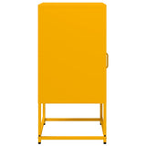 ZNTS Bedside Cabinet Mustard Yellow 36x39x78 cm Cold-rolled Steel 853413