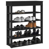 Shoe Rack Black 80x30x98 cm Engineered Wood 859933