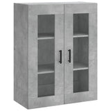 Highboard Concrete Grey 69.5x34x180 cm Engineered Wood 3198413