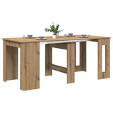 Dinning Table Artisan Oak 180 x 85 x 75 cm Engineered Wood 3424945
