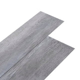 PVC Flooring Planks 5.02 m 2 mm Self-adhesive Matt Wood Grey 146602