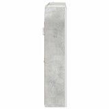 Bathroom Mirror Cabinet Concrete Grey 83.5 x 15.5 x 70 cm 889266