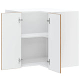 Kitchen Wall Corner Cabinet Kalmar Old Wood Engineered Wood 853625
