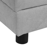 Dog Sofa with Pillow Grey 83x44x44 cm Plush 171100