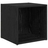 TV Cabinet Set Wall-mounted 6 pcs Black Oak Engineered Wood 3393163