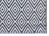 Outdoor Carpet ARAKIL White and Black 160x230 cm PP 310430
