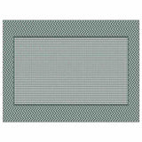 Outdoor Rug Chevron ARAKIL Green and White 400 x 300 cm 42003543