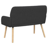 2 Seater Sofa with Solid Wood Legs Dark Grey Boucl 42051067