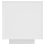 TV Cabinet with LED Lights White 160x35x40 cm 804427