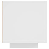 TV Cabinet with LED Lights White 160x35x40 cm 804427