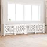 Radiator Covers 2 pcs White 172x19x81.5 cm MDF 3051379