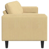 Fabric Sofa with Cushion Grey Green 208 cm Corduroy fabric 3335104