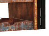 Wine Rack Brown 120 x 45 x 33 cm Solid Reclaimed Wood 4104765