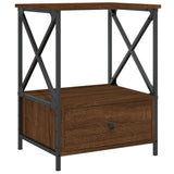 Bedside Tables 2 pcs Brown Oak 50x41x65 cm Engineered Wood 826092