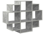 Wall Shelf Concrete Grey 90 x 25 x 90 cm Engineered Wood 8012175