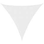 Sunshade Sail Oxford Fabric Triangular 6x6x6 m White 135295