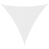 Sunshade Sail Oxford Fabric Triangular 6x6x6 m White 135295