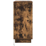 LED Sideboard for Smoked Oak 71 x 34.5 x 75 cm Engineered Wood 869646