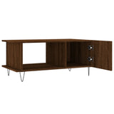 Coffee Table Brown Oak 90x50x40 cm Engineered Wood 829491