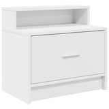 ZNTS Bedside Cabinets with Drawer 2 pcs White 51x31x47 cm 858669