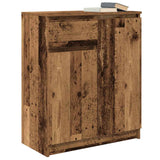 Sideboard with Drawer Old Wood 71x35x84 cm Engineered Wood 861596