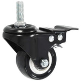 12 pcs Swivel Casters with Brakes 50 mm 277932