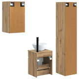 Bathroom Furniture Set 3 pcs Artisan Oak 33 x 34.5 x 160 cm 3406092