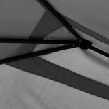 Gazebo with Post Covers 2.98x5.3x2.59 m Anthracite 160 g/m 313619