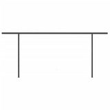 Manual Retractable Awning with Posts 6x3.5 m Anthracite 3070279