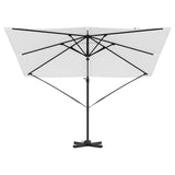 Roma Parasol Beige 286 x 284 x 265 cm Aluminium and Polyester 42003335