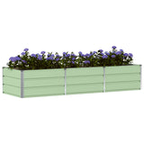 Planter Green 240 x 80 x 45 cm Steel 42018246
