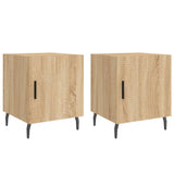 Bedside Cabinets 2 pcs Sonoma Oak 40x40x50 cm Engineered Wood 827603